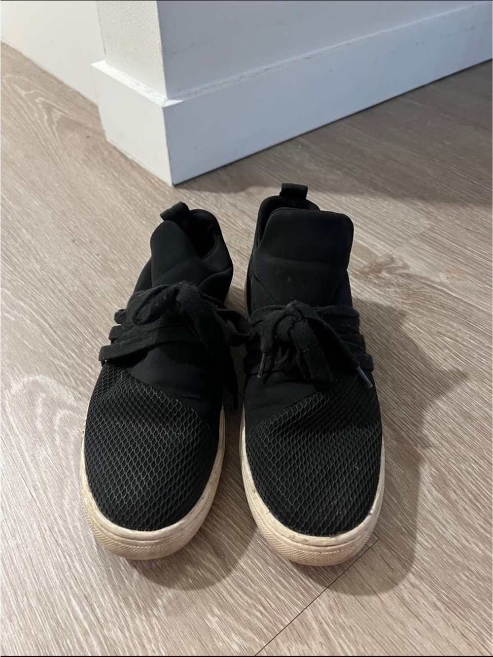 Steve Madden Black Slip-On Knit Sneakers - Casual Everyday Style